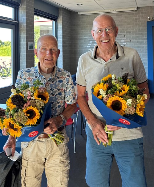 Afscheid Piet van der Welle en Jaap Nieuwland